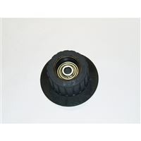 Vodící kladka elastická s přírubou, zoubkovaná