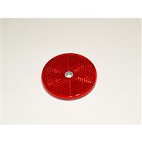 Odrazka, červená kulatá