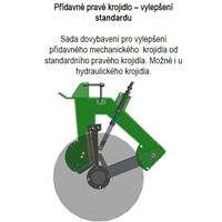 Přídavné pravé krojidlo – vylepšení standardu
