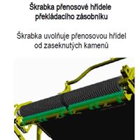 Škrabka přenosové hřídele