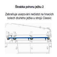 Škrabka pohonu ježku 2