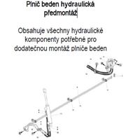 Plnič beden hydraulická předmontáž