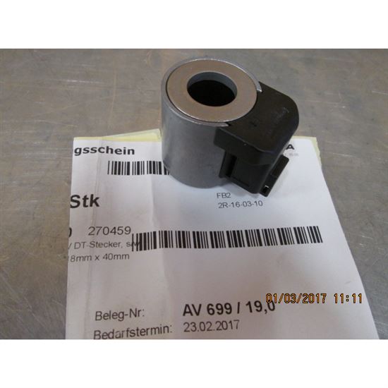 Magnet Hydac, 24V, DT-zástrčka, s/w