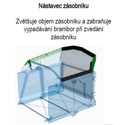 Nástavec zásobníku