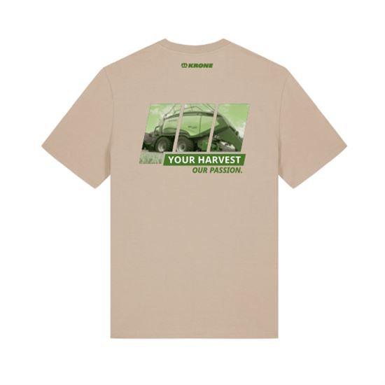 Béžové tričko unisex KRONE vel. XS