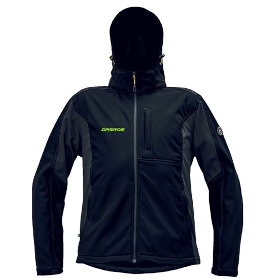 DAYBORO softshell bunda černá L