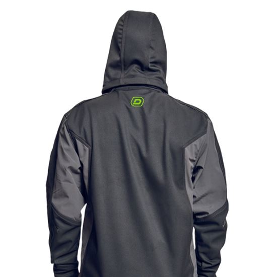 DAYBORO softshell bunda černá L