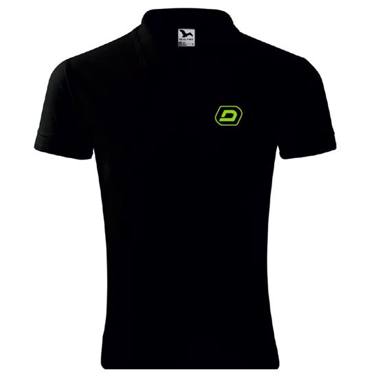 Polokošile PIQUE POLO černá vel. 3XL